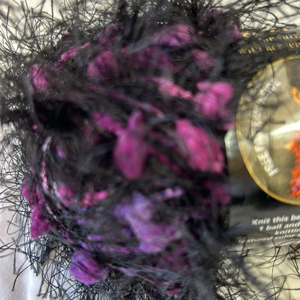 New Lion Brand Fun Fur, Fun Fur Stripes and Fancy Fur Eyelash Yarn - 3 Skeins